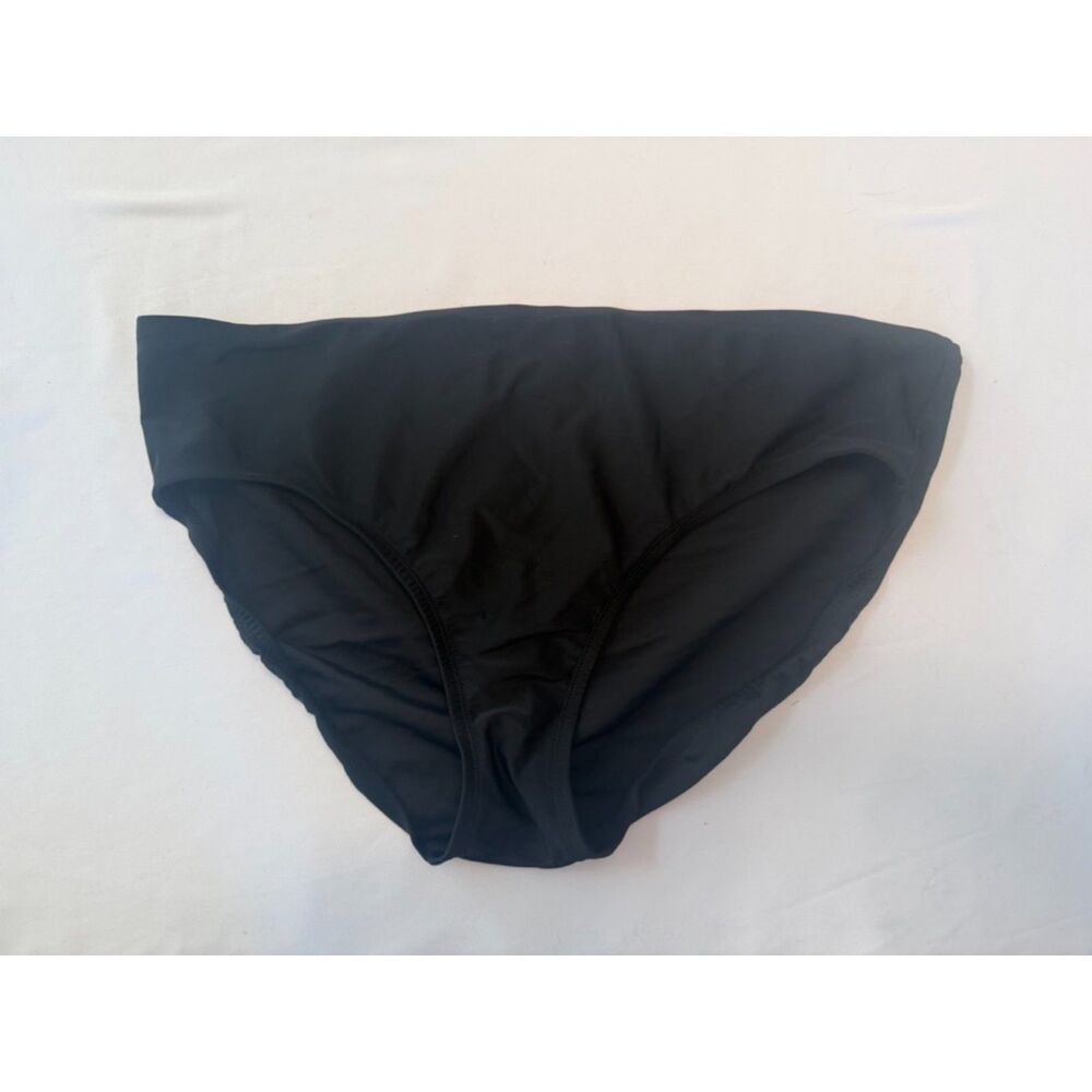 Merona black swim suit bikini bottoms. Size XL.